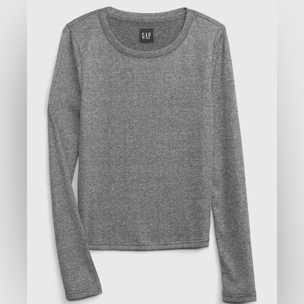 🌟NWT🌟 GAP Metallic Rib Shirt